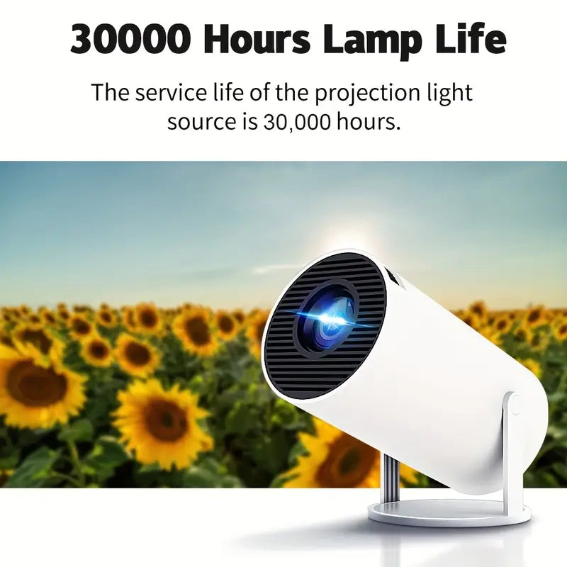 Mini Projector with 4K/1080P/720P Support