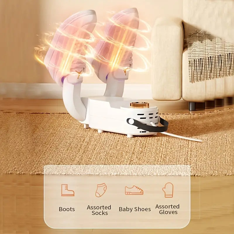 Portable Shoe Dryer with Smart Timer