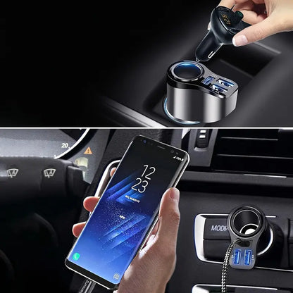 4in 1 USB C Car Charger