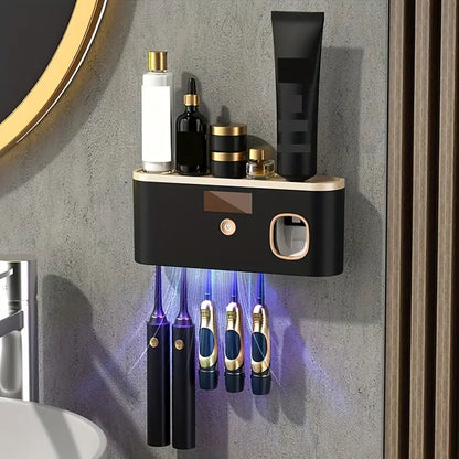 Smart UV Toothbrush Holder – Wall-Mounted